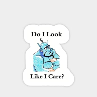 Genie Don't Care Sticker